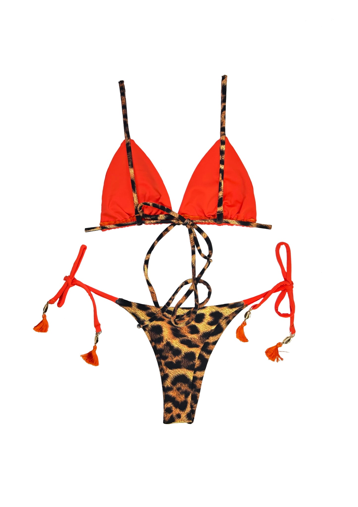 Orange Leopard Set