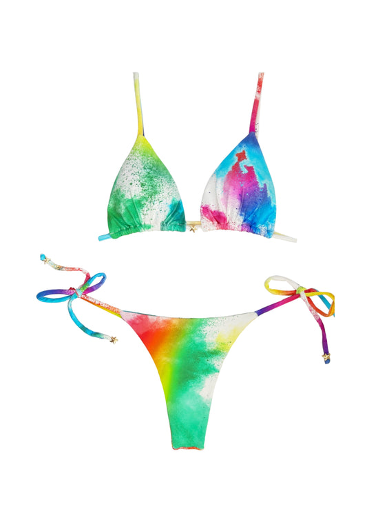 Color Splash Side Tie Bottoms