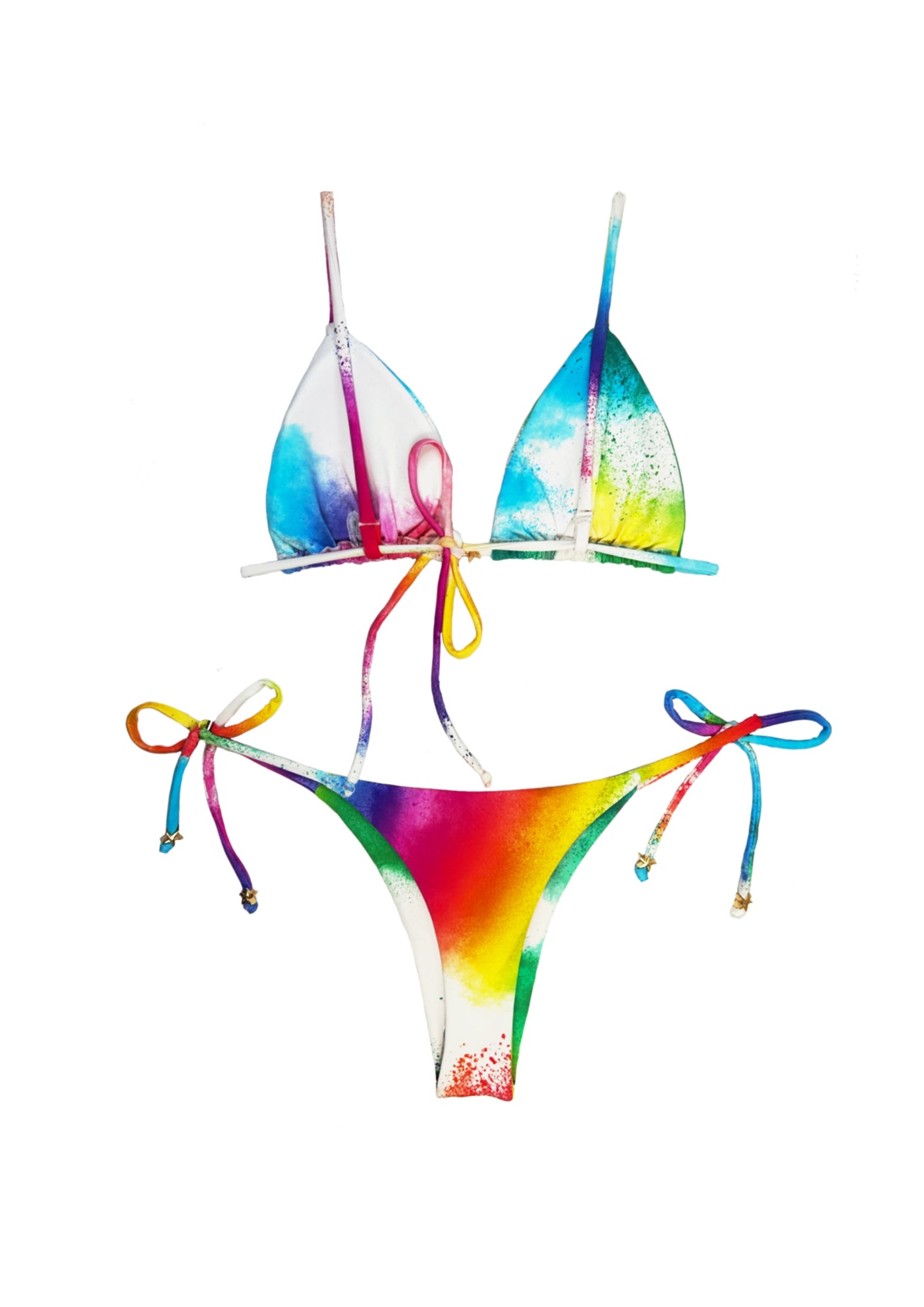 Color Splash Side Tie Bottoms